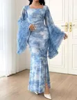 African Style Long-Sleeved Breathable Floor-Length Dresses - 3