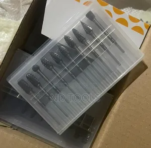 10pc Tungsten Carbide Rotary File Set