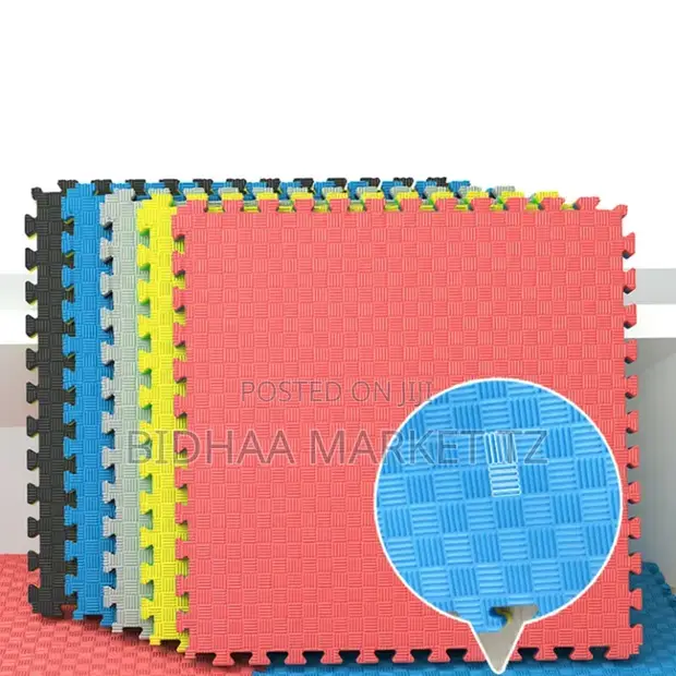 Interlocking Gym Floor Mats 100x100cm - 1