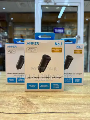 Chaja ya Gari ya Anker Dual Port 30W