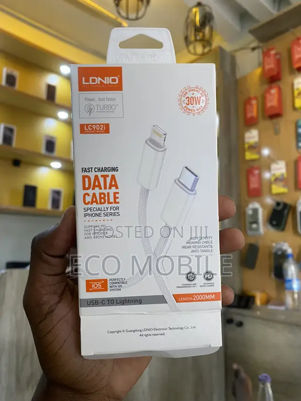 LDNIO 30W USB-C to Lightning Cable - 1