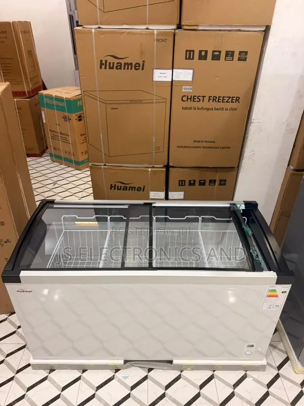 Huamei Showcase Freezer 390L Two Sliding Doors - 1