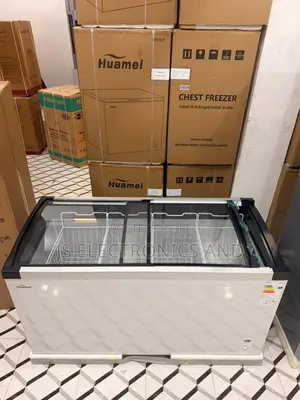 Huamei Showcase Freezer 390L Two Sliding Doors
