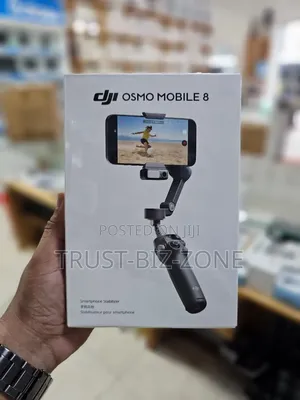 DJI Osmo Mobile 8 Gimbal 3-Axis na Mwanga Uliojengwa Ndani