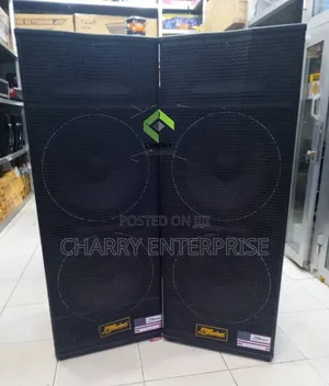Soundsoft 15" Speakers with Mixer Amplifier for Business/Church