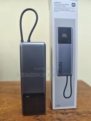 Xiaomi 165W Power Bank 10000mAh with Integrated Cable