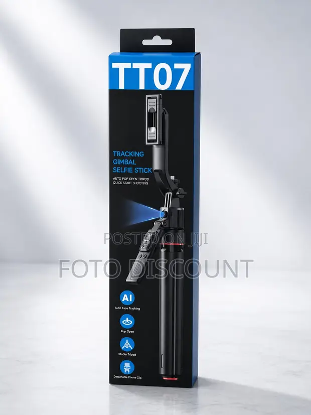 TT07 AI Tracking Gimbal Selfie Stick - 1