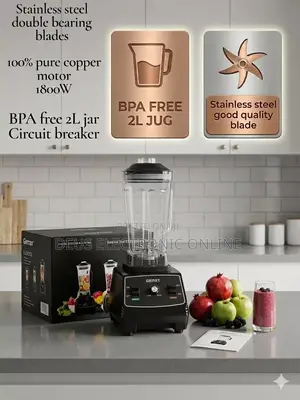 Gemat Commercial Blender 2L with Warranty