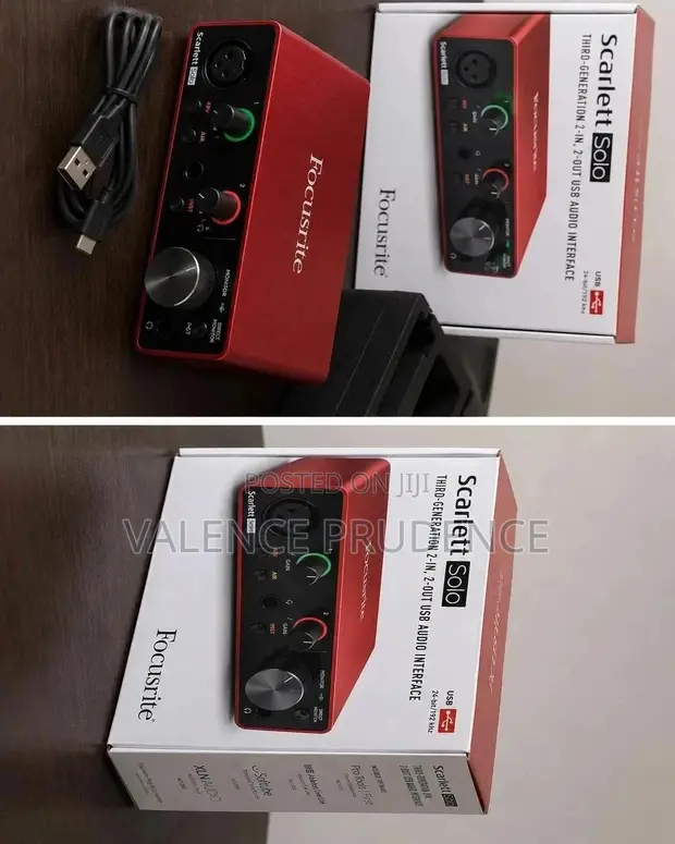 Focusrite Scarlett Solo 3rd Gen Audio Interface - 1