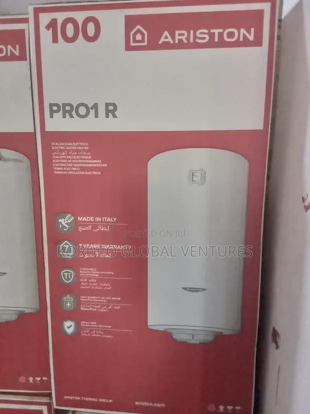 Ariston Water Heater 100L / 20Gal - 1