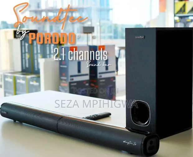 Porodo 2.1 Channel Soundbar with Super Bass - 1