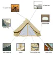 Luxury Safari Bell Tent - 4 Season Glamping - 2