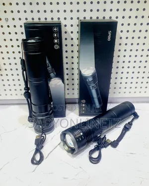 2-in-1 Multifunction LED Flashlight + Power Bank