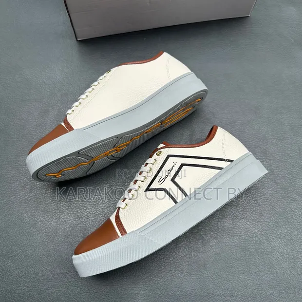 Santoni Leather Sneakers - 1