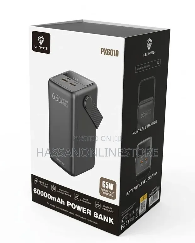Lenyes PX601D 60000mAh Portable Powerbank - 1