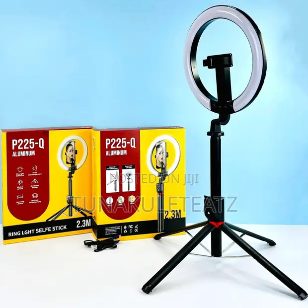 P225-Q Aluminium Ring Light Selfie Stick - 1