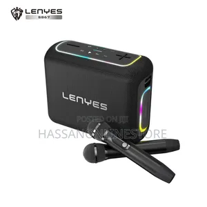 Lenyes S867 200W Wireless Karaoke Speaker + 2 Mics