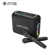 Lenyes S867 200W Wireless Karaoke Speaker + Mic 2 - 1