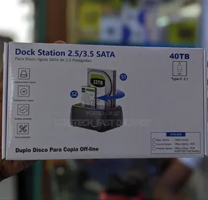 Dual-Bay SATA HDD/SSD Docking Station (OTD-D29)