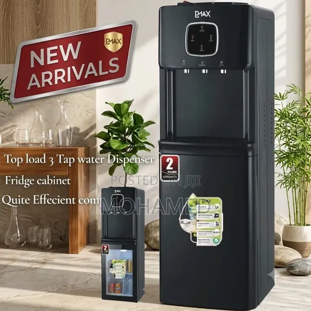 P Max 3 Tap Water Dispenser with Fridge - 1