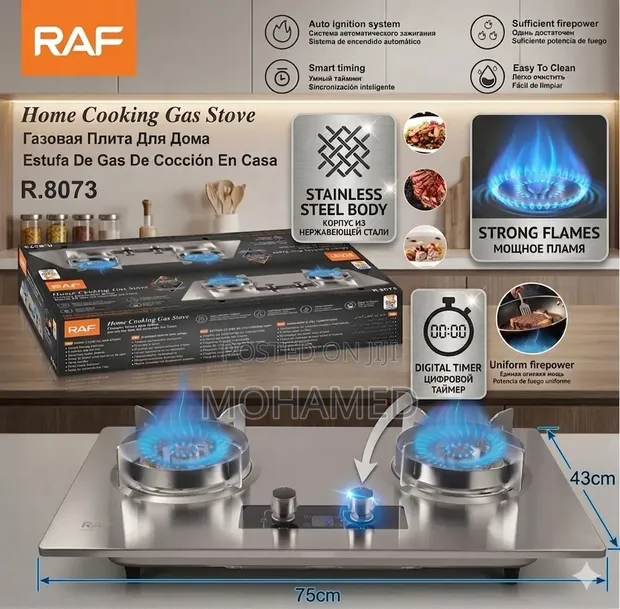 Raf Built-in 2 Gas Burner - 1