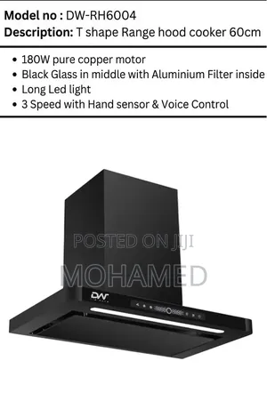 Digiwave T-Shape Rangehood Cooker 60cm
