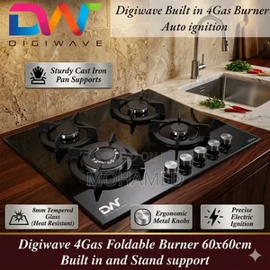 Digiwave Built-in 4 Gas Burner