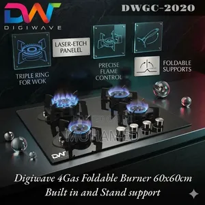 Digiwave Built-in 4 Burner Gas Cooker