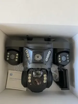 Solar Security CCTV Camera - 3 Lenses, Wi-Fi