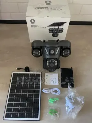 Solar Camera 3-Lens Outdoor Wi-Fi