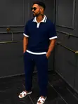 Slatemann 2-Piece Polo Shirt and Shorts Set - 2