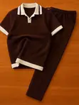 Slatemann 2-Piece Polo Shirt and Shorts Set - 4