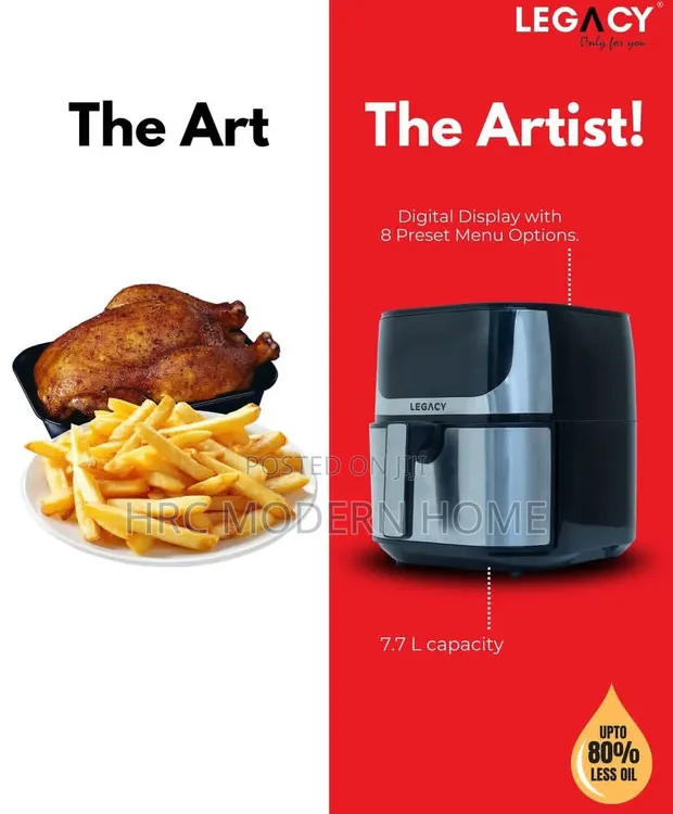 Legacy Digital Air Fryer 7.7L (Brand New) - 1