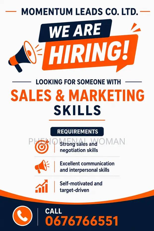 Sales Marketing Representative - Dar Es Salaam - 1