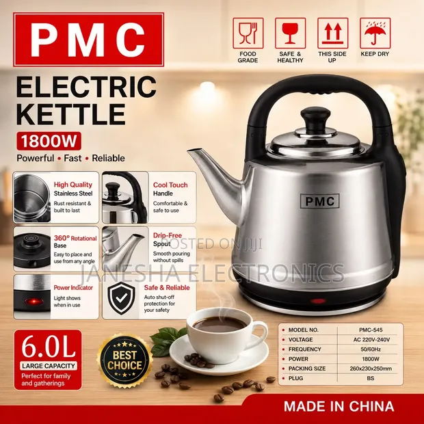 PMC Electric Kettle 6L - 1