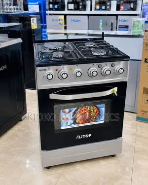 Alitop 60x60cm Gas Cooker with Electric Oven