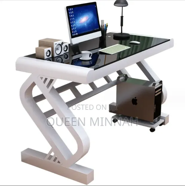 Study Table with Glass Top - 1