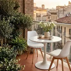 Simple Dining Set (Table + 2 Chairs)
