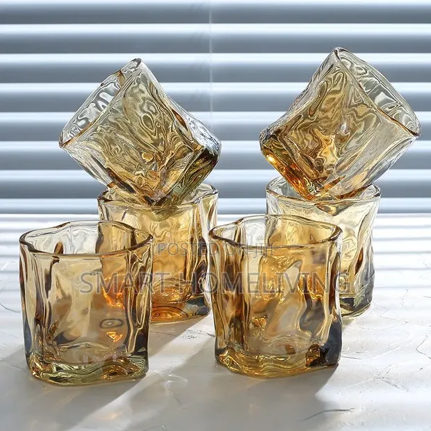 Glass Whisky Glasses Set (6pcs) - 1