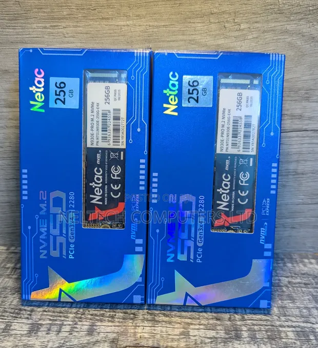 Brand New Netac 256GB NVMe M.2 SSD - 1