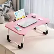 Portable Foldable Laptop Table | Bed Study Breakfast Desk - 3