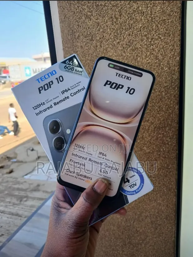 New Tecno Pop 10 64GB White - 1