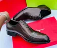 Premium Men's Cap Toe Brogue Oxford Shoes - 4