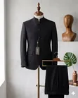 Premium Men's Mandarin Collar Suit - 1