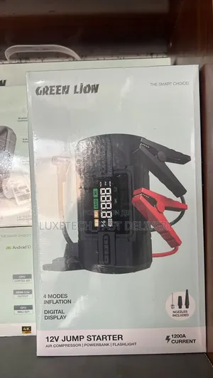 Green Lion 1200A Jump Starter & 150 PSI Air Compressor Power Bank