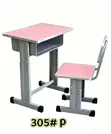 Adjustable Student Study Desk and Chair Set with Storage - 3
