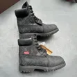Supreme x Timberland Diamond Plate Waterproof Boots - 2