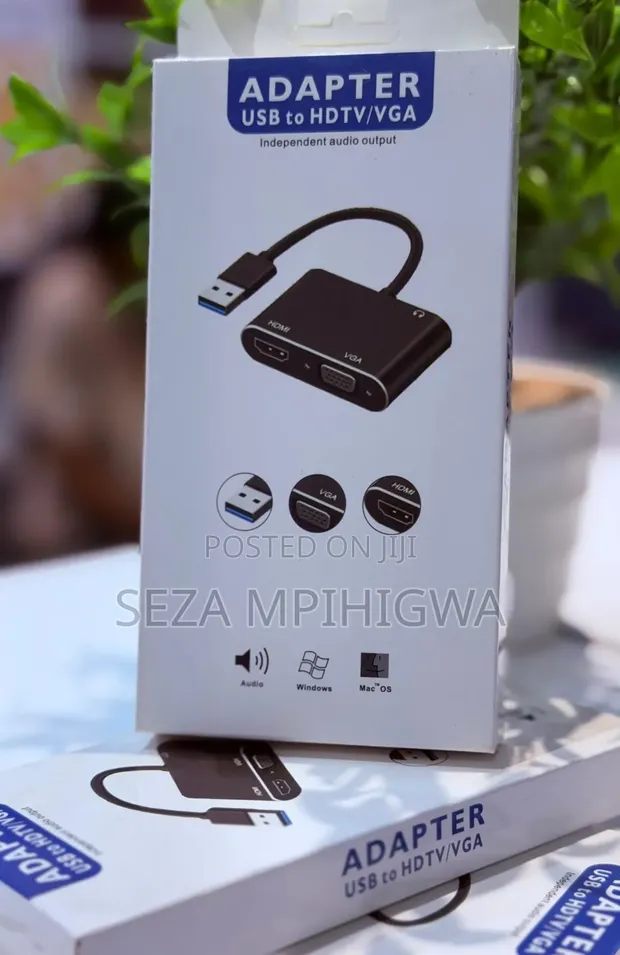 USB to HDMI/VGA Adapter with Independent Audio Output - 1