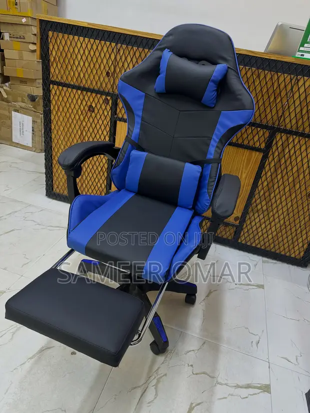 Gaming Chair with Footrest - 1