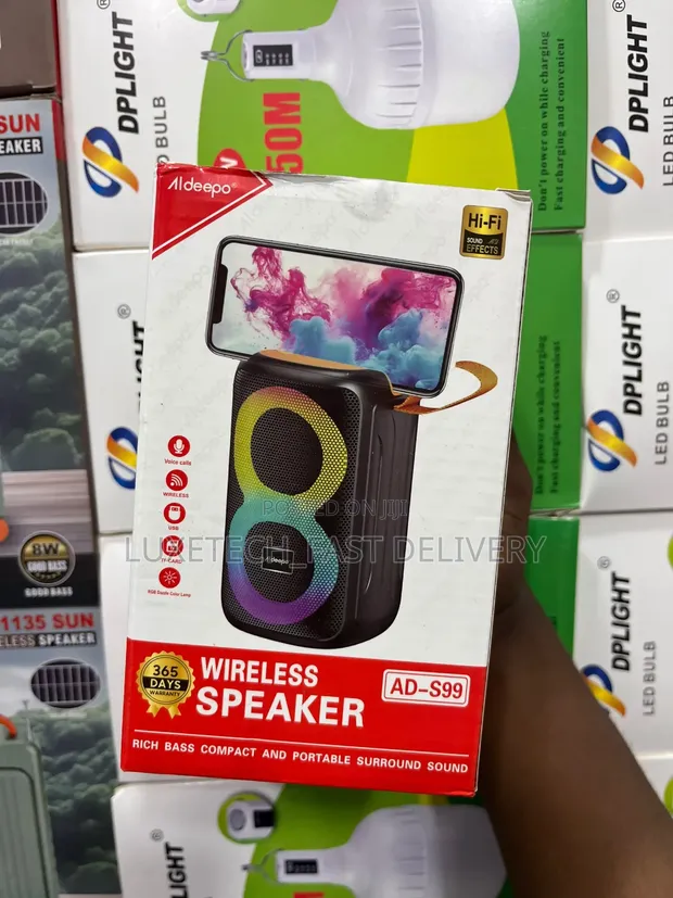 Aldeepo AD-S99 Portable Mini Speaker (Rechargeable) - 1